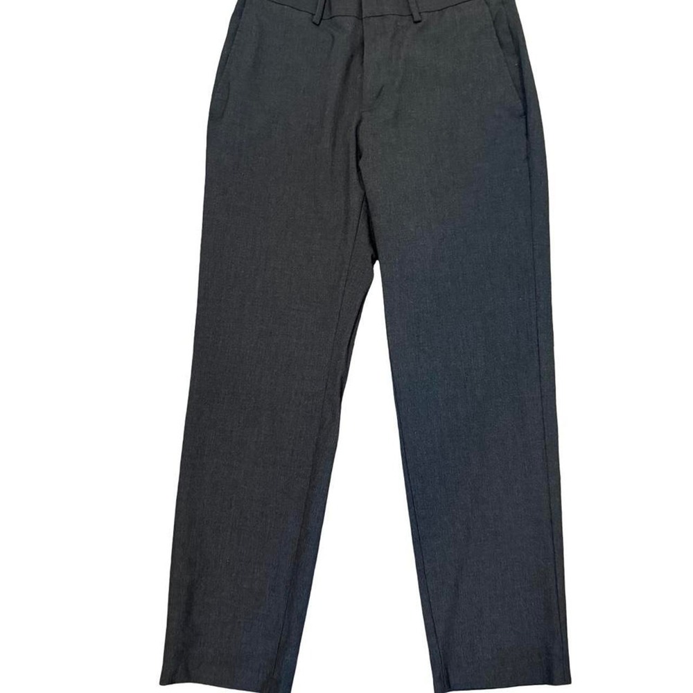 J.M. Haggar Slim Fit Dress Pants Charcoal Gray 32x30 Flat Front Trousers
